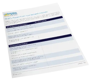 Conterra Checklist